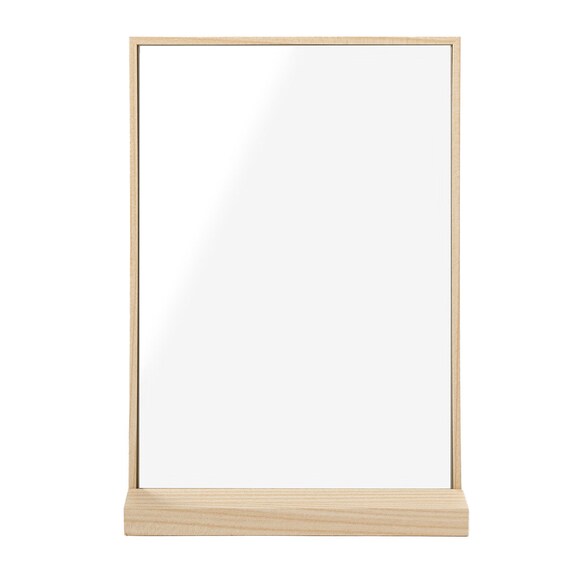 スリムフレーム タテヨコ置ける 卓上ミラー(FE22cm) 5枚目画像