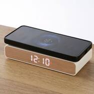 置くだけスマホ充電LED時計