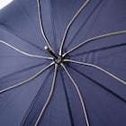 バイカラーパイピング長傘 ネイビー 3枚目画像