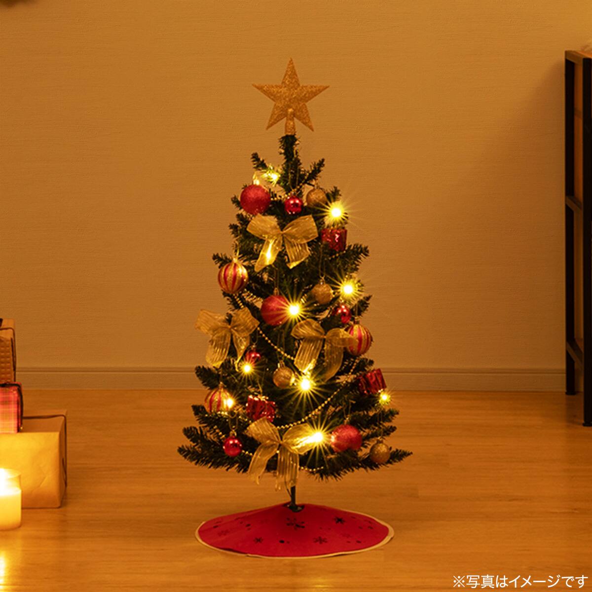 デコレーションツリー LED・オーナメントセット(90cm n4BF) | ニトリ