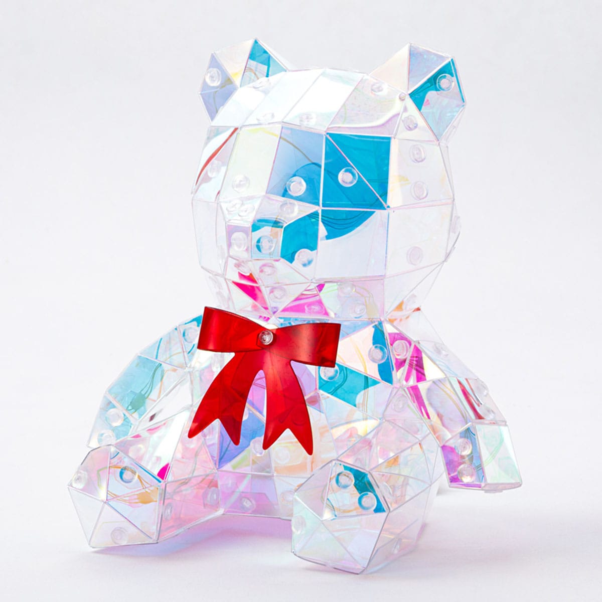 ホログラフィックLEDライト　スノーマンとクマの2点セット 即納 在庫限り! クリスマス ライトアップ ベアー 高さ約