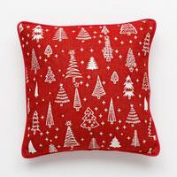 クッションカバー(クリスマスツリーズRE n4JW)