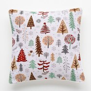 クッションカバー(カラフルツリー n4LT)