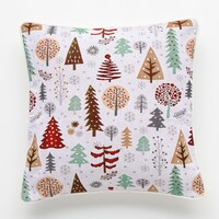 クッションカバー(カラフルツリー n4LT)