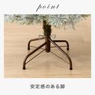 [150cm Red×Green] クリスマス ツリーベルフォレ(スノー)・オーナメント付きセット25 7枚目画像