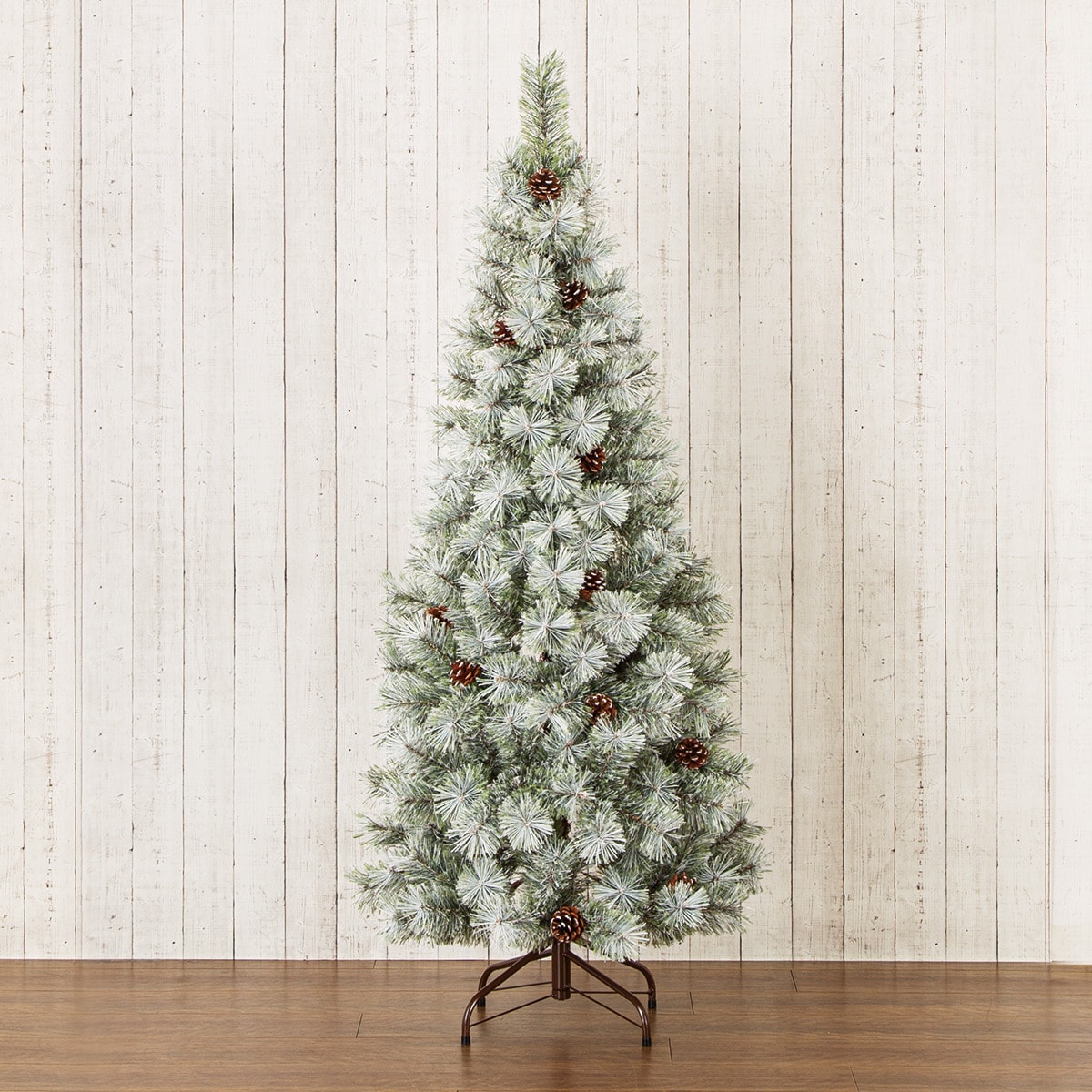 150cm Pink×Gold] クリスマス ツリーベルフォレ(スノー)・オーナメント