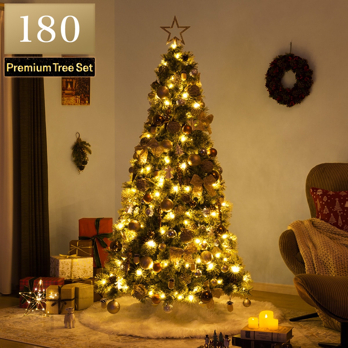 プレミアムツリー(180cm WF n4GW) | ニトリネット【公式】 家具