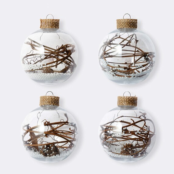 [150cm] クリスマス ハーフツリースノー・オーナメントセット24◆Red×Brown 7枚目画像