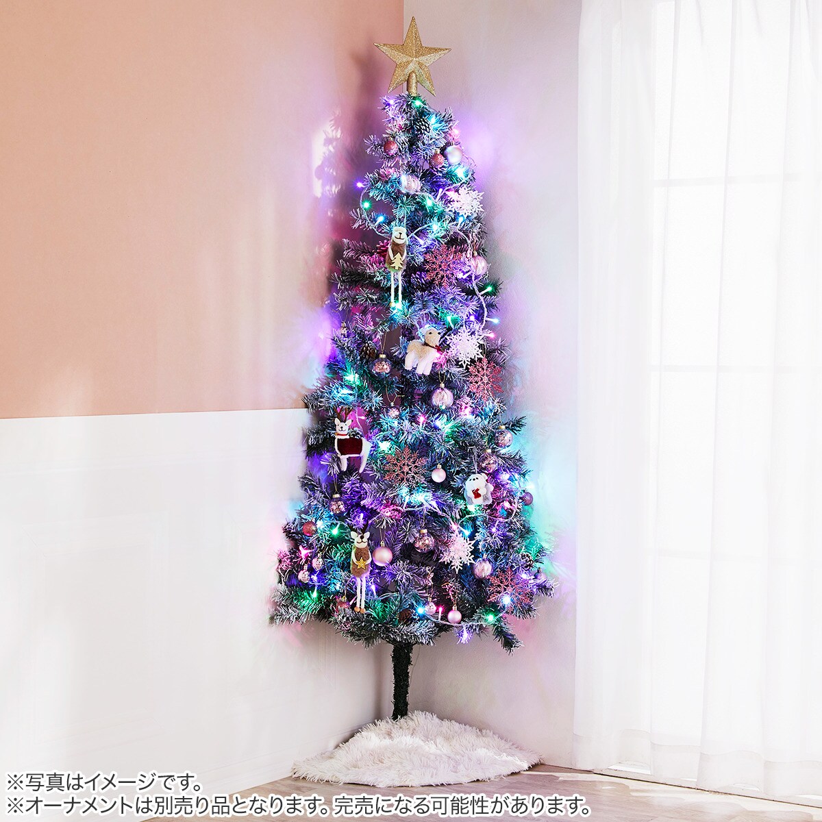 ニトリ　ハーフツリースノー 2024年ニトリのクリスマスが販売スタート！昨年大好評のハーフ