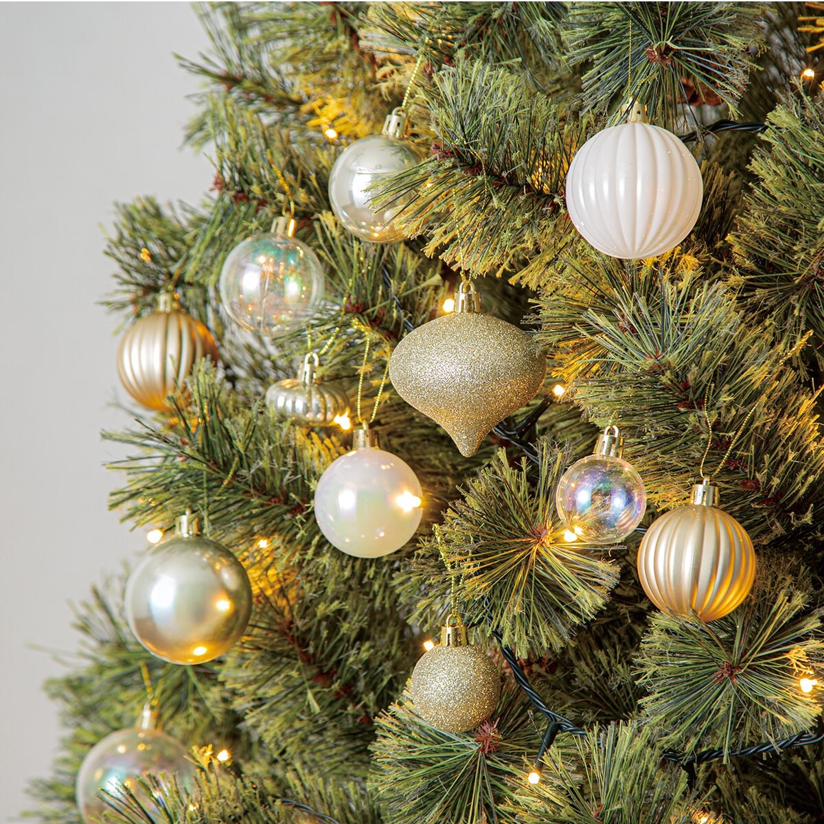 180cm White×Gold] クリスマス ハーフツリーベルフォレ(GR