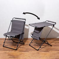 テーブルにもなる折り畳みチェア (SC01)