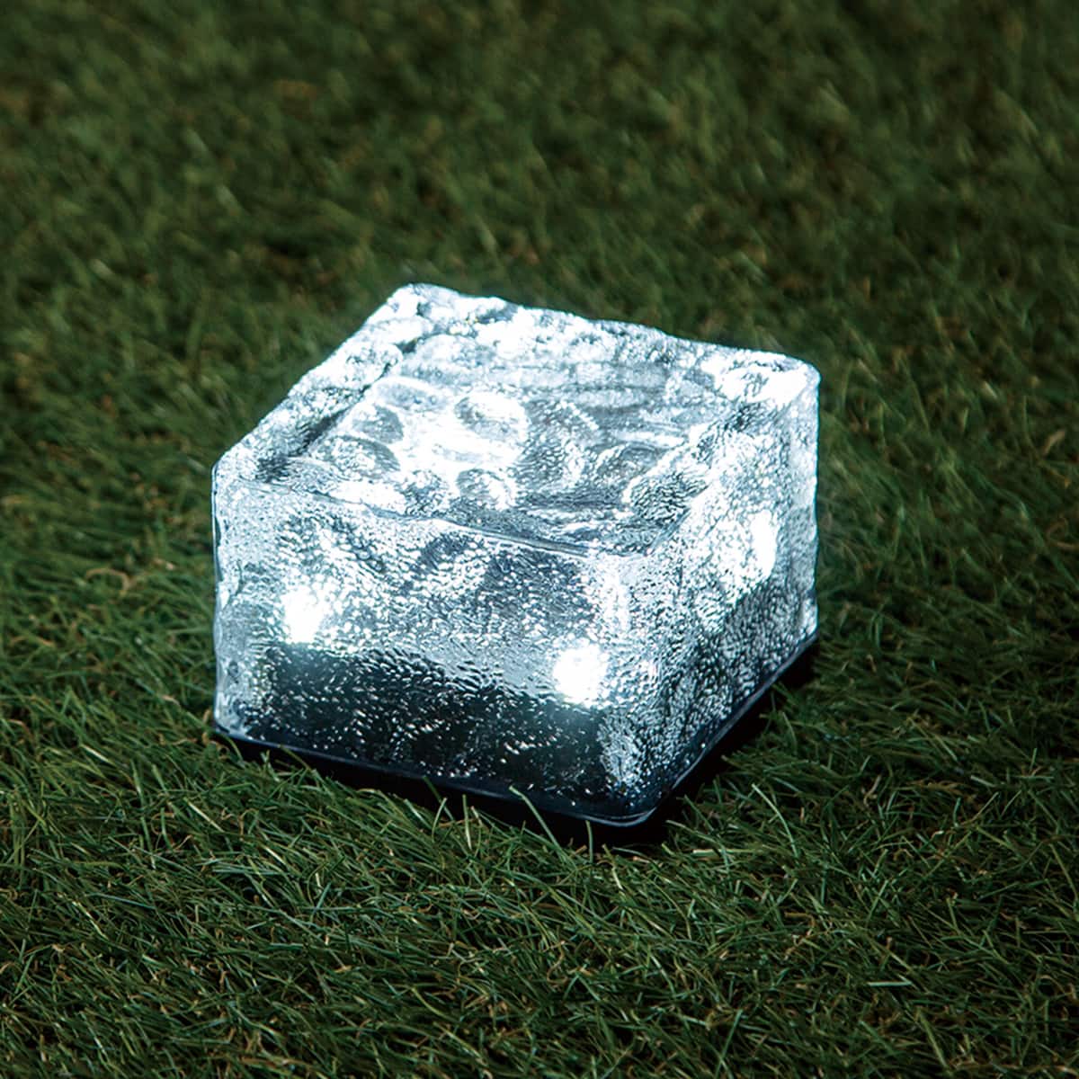 ソーラーライトガラスブロック 4球 (G01) | ニトリネット【公式】 家具