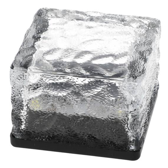 ソーラーライトガラスブロック 4球 (G01) 5枚目画像