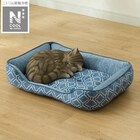 ペット消臭・滑り止め付き 接触冷感ペットベッド M (NクールWSP シカク S253) 1枚目画像