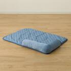 ペット消臭・滑り止め付き 接触冷感ペットあごのせ枕付マット L (NクールWSP L S253) 5枚目画像