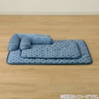 ペット消臭・滑り止め付き 接触冷感ペットあごのせ枕付マット L (NクールWSP L S253) 9枚目画像