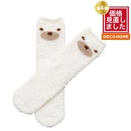 【デコホーム商品】ルームソックス(カールモールクマ  NC)