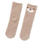 ルームソックス(カールモールクマ ブラウン NC) 4枚目画像