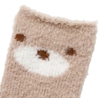 ルームソックス(カールモールクマ ブラウン NC) 6枚目画像