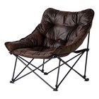 洗える&はっ水 バタフライチェア ワイド ブラウン (G01) 1枚目画像