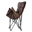 洗える&はっ水 バタフライチェア ワイド ブラウン (G01) 16枚目画像