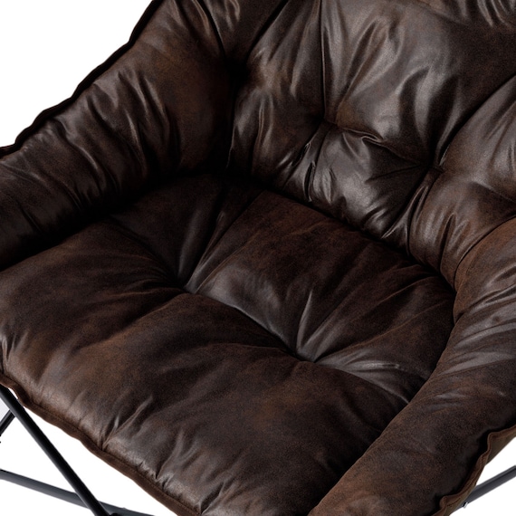 洗える&はっ水 バタフライチェア ワイド ブラウン (G01) 23枚目画像