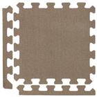 制菌・抗菌防臭 滑り止め付 起毛パズルマット 9枚 (ブラウン SN01 9P0.8) 4枚目画像