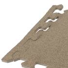 制菌・抗菌防臭 滑り止め付 起毛パズルマット 9枚 (ブラウン SN01 9P0.8) 6枚目画像