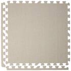 制菌・抗菌防臭 滑り止め付 起毛パズルマット 4枚 (ベージュ SN01 4P0.8) 4枚目画像