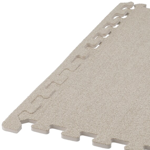 制菌・抗菌防臭 滑り止め付 起毛パズルマット 4枚 (ベージュ SN01 4P0.8) 6枚目画像