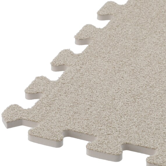 制菌・抗菌防臭 滑り止め付 起毛パズルマット 4枚 (ベージュ SN01 4P0.8) 7枚目画像