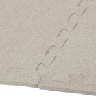 制菌・抗菌防臭 滑り止め付 起毛パズルマット 4枚 (ベージュ SN01 4P0.8) 9枚目画像