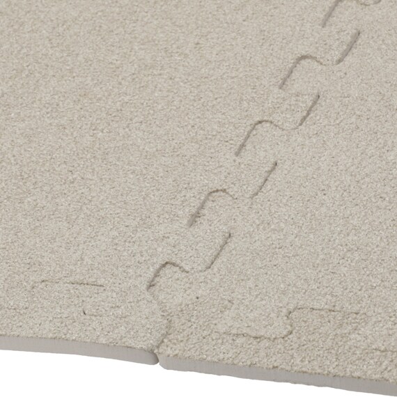 制菌・抗菌防臭 滑り止め付 起毛パズルマット 4枚 (ベージュ SN01 4P0.8) 9枚目画像