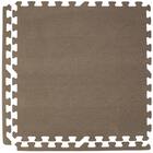 制菌・抗菌防臭 滑り止め付 起毛パズルマット 4枚 (ブラウン SN01 4P0.8) 4枚目画像