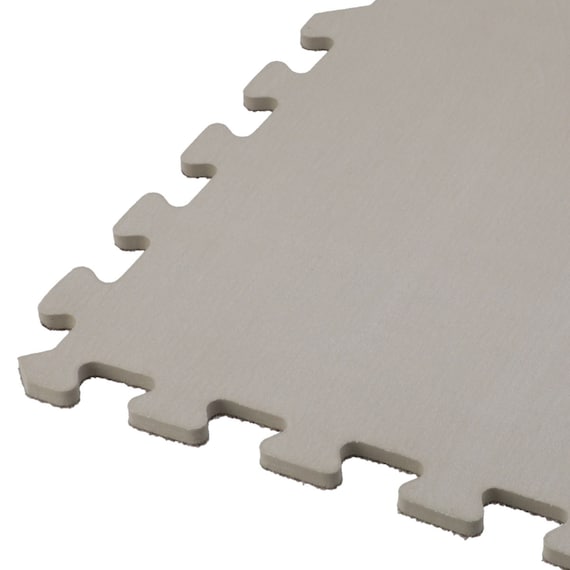 制菌・抗菌防臭 滑り止め付 起毛パズルマット 4枚 (ブラウン SN01 4P0.8) 8枚目画像