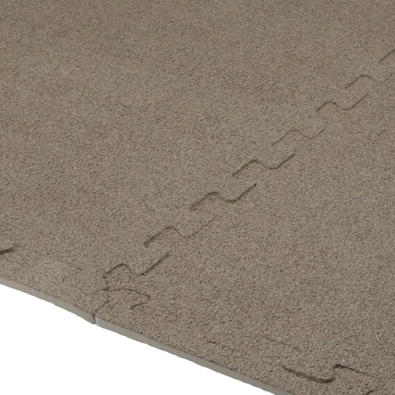 制菌・抗菌防臭 滑り止め付 起毛パズルマット 4枚 (ブラウン SN01 4P0.8) 10枚目画像