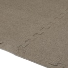 制菌・抗菌防臭 滑り止め付 起毛パズルマット 4枚 (ブラウン SN01 4P0.8) 10枚目画像