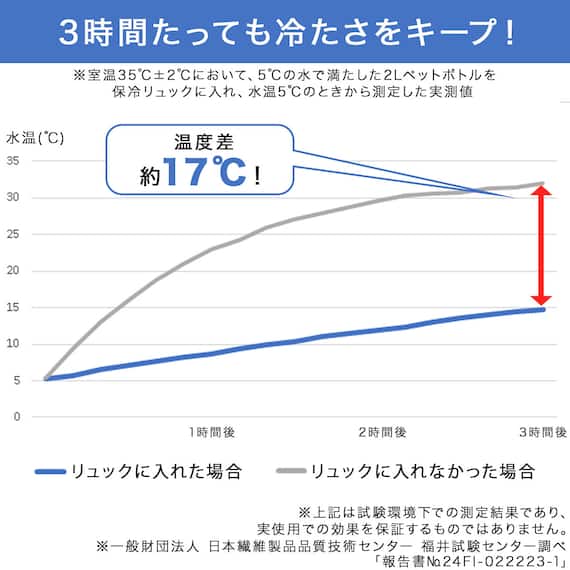 保冷リュック(ブラック) 2枚目画像