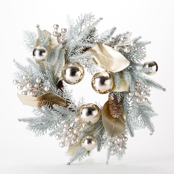 リース(ホワイトゴールド39cm n5AN) 1枚目画像