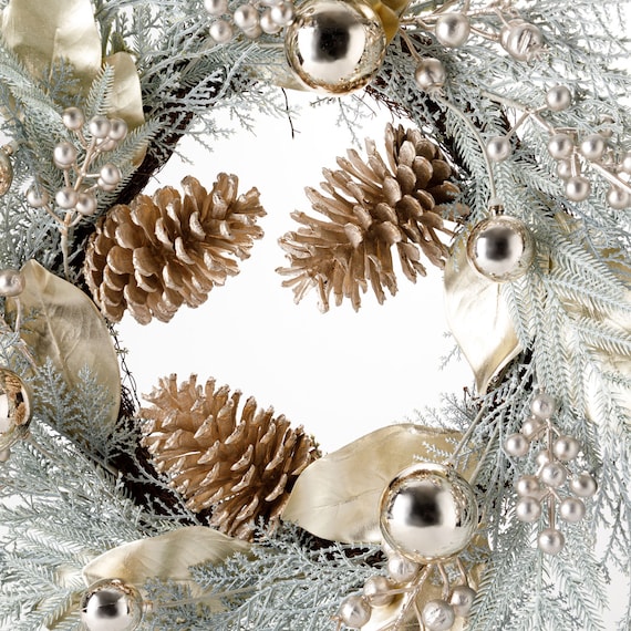 リース(ホワイトゴールド60cm n5AN) 3枚目画像