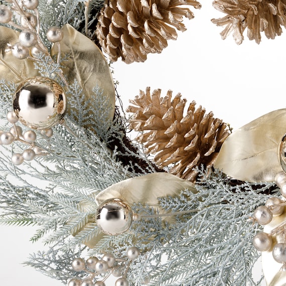 リース(ホワイトゴールド60cm n5AN) 6枚目画像