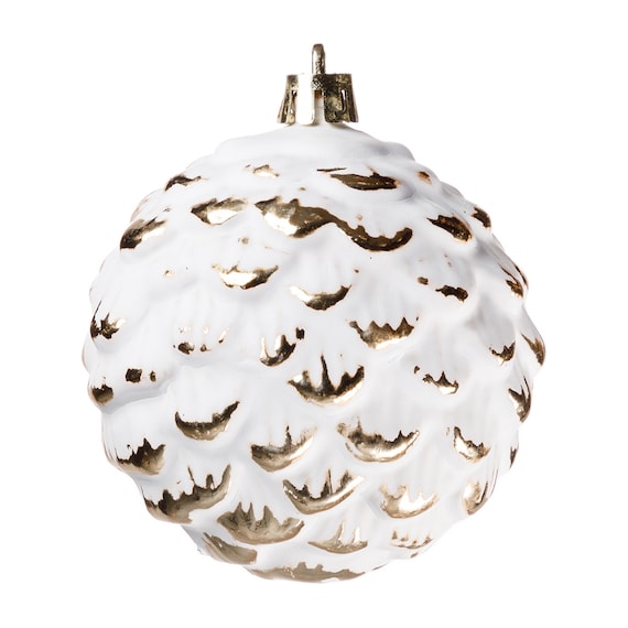 ボールオーナメント(ホワイトコート 6P Dn5AS)+オーナメントセット 8枚目画像