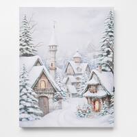 LEDポスター(ウィンタービレッジ n5ZF)