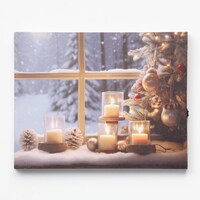 LEDポスター(キャンドル n5ZF)