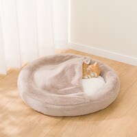 ブランケット付きペットベッド 丸型 L(RB2532 L)