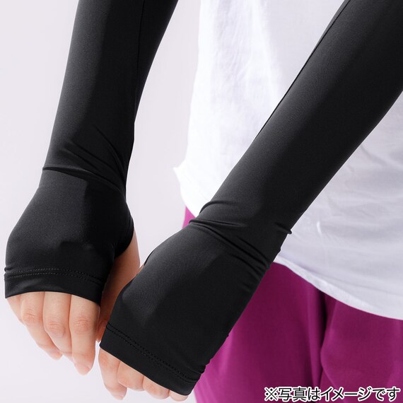 冷感アームカバー(M-L ダークグレー NG) 4枚目画像