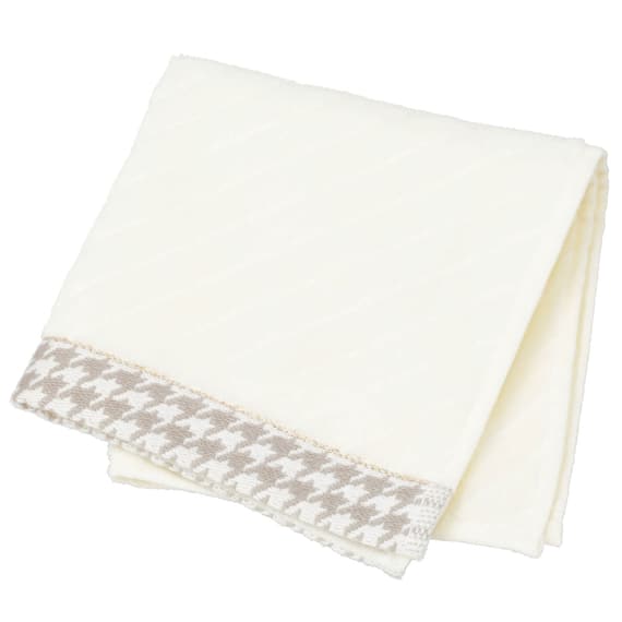 ハンドタオル チドリ(ローズ IW25)+ハンドタオル チドリ(アイボリー IW25)4点セット 4枚目画像