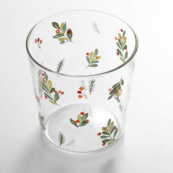 ガラスタンブラー(ナンテン) 3枚目画像