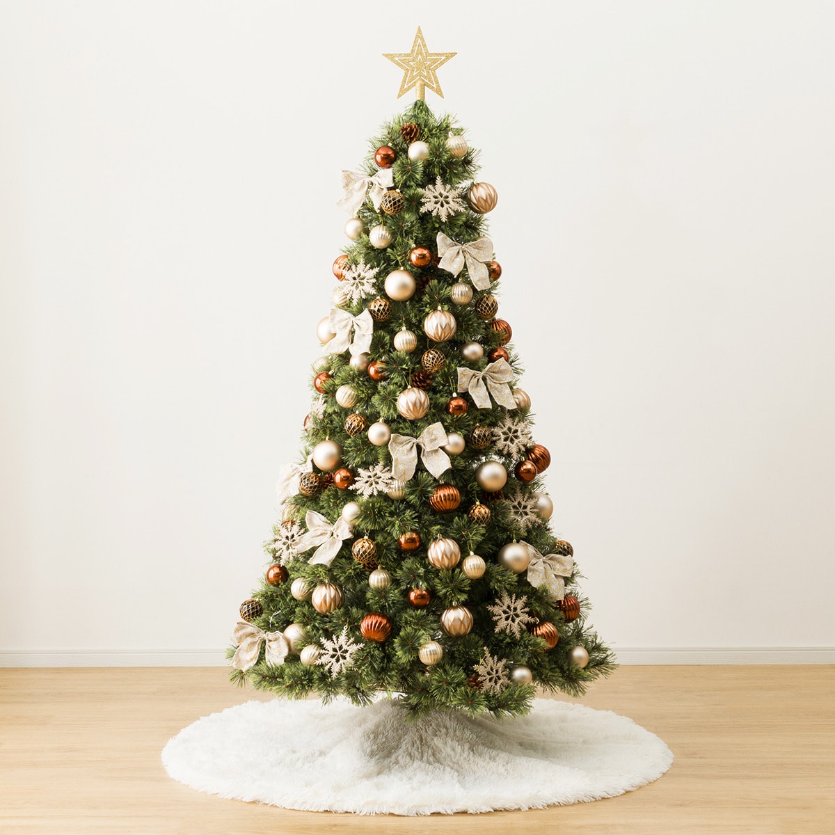 贅沢な飾り付け ゴージャスセットツリー(180cm EC n5GW) | ニトリ