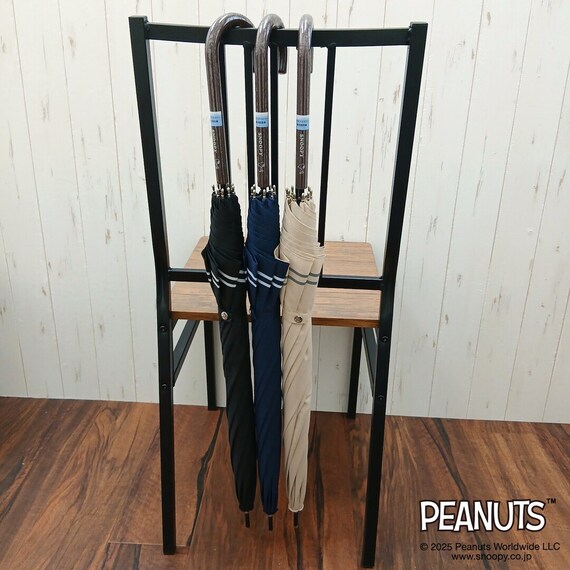 SNOOPYジャンプ傘ボーダー(60cm ネイビー) 12枚目画像